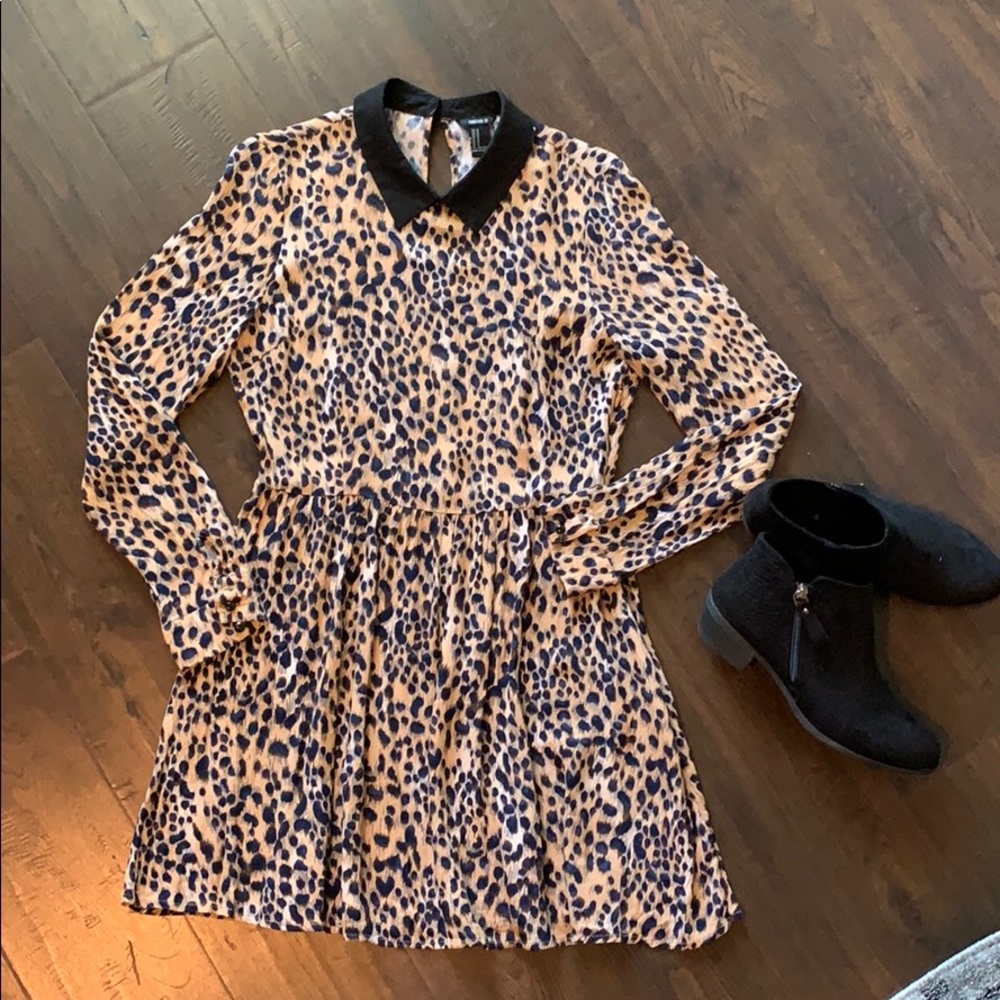 Leopard mini dress